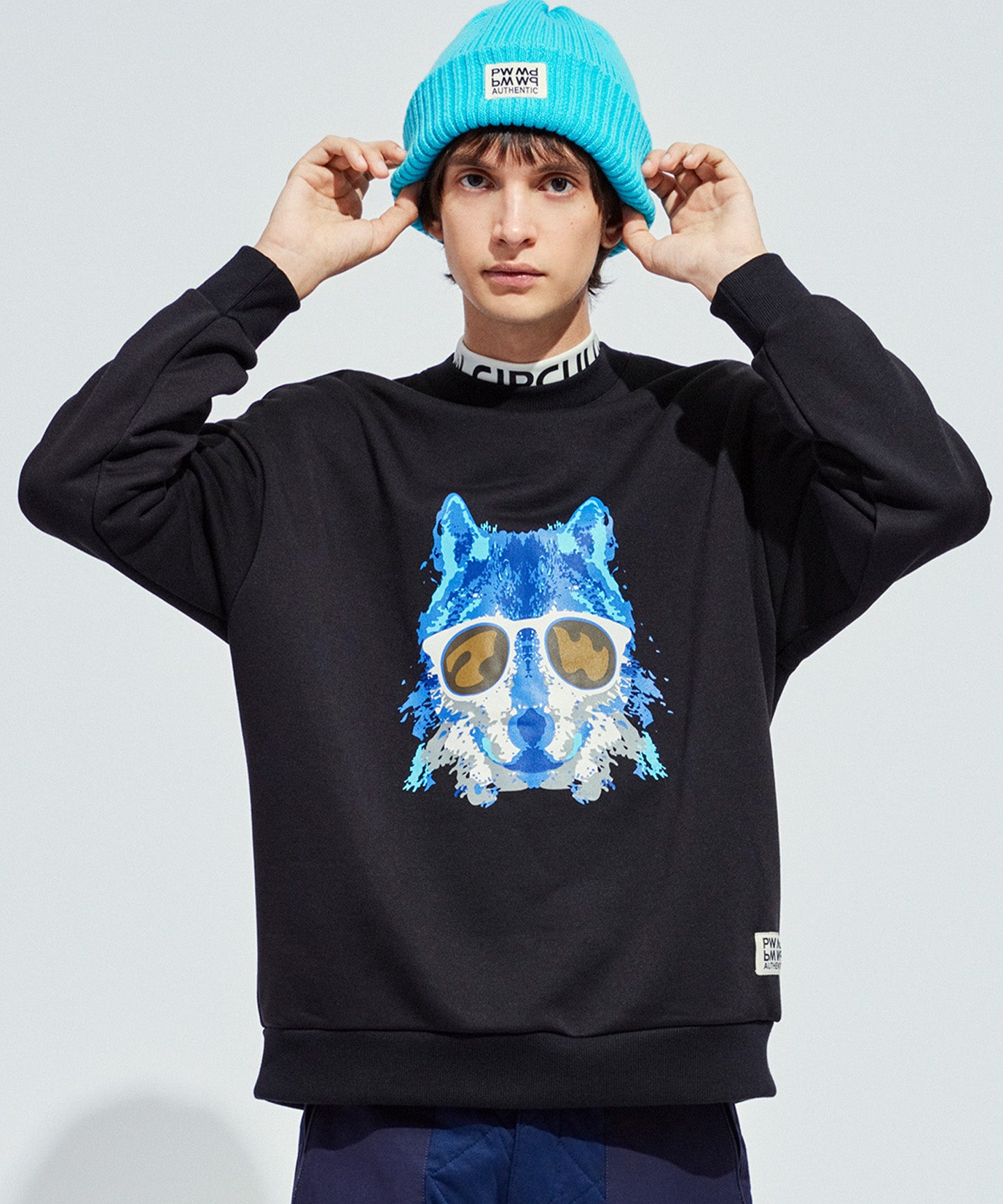 WOLF MOTIF SWEAT SHIRTS | PW CIRCULUS : ピーダブリュサーキュラス ...