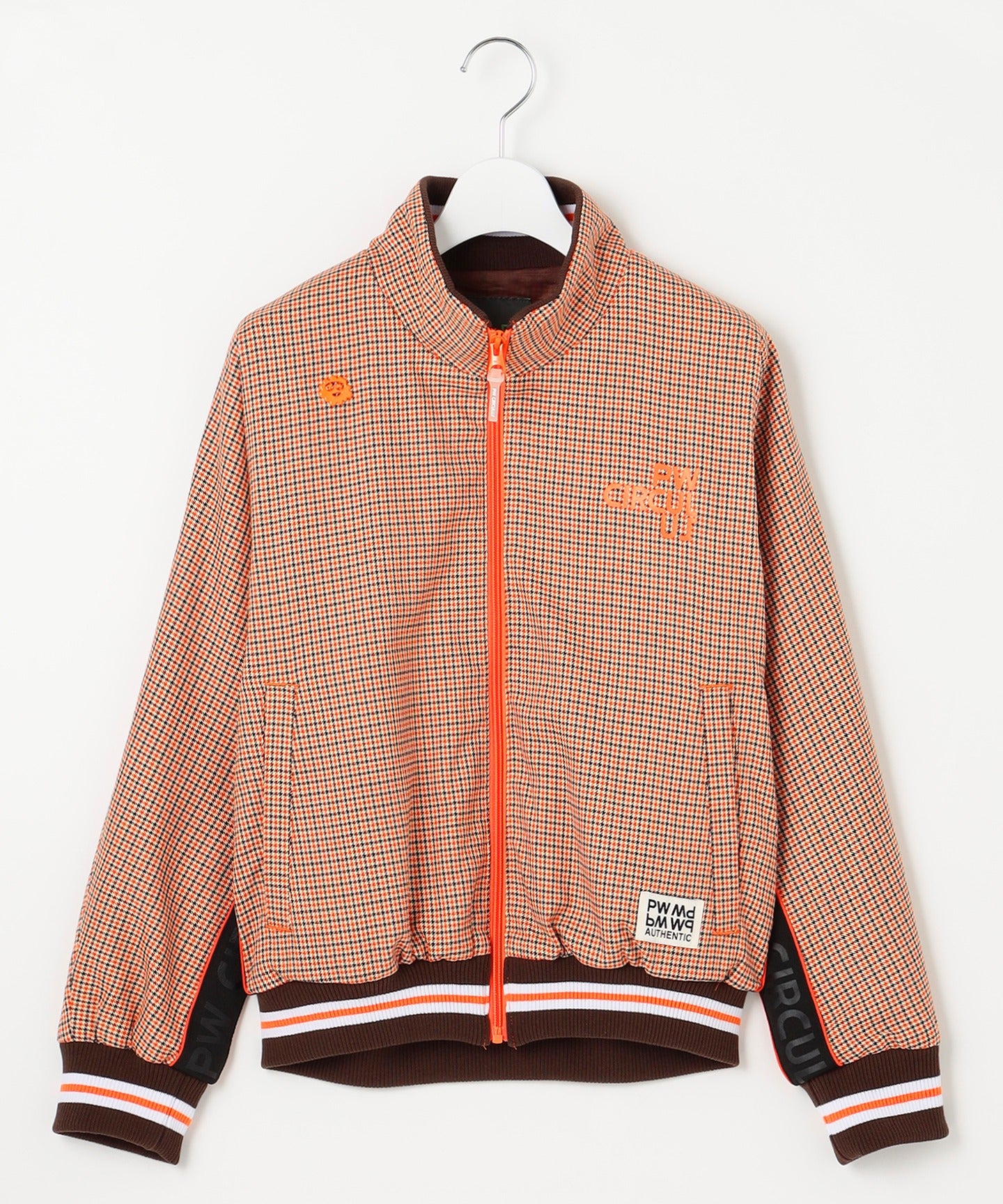 ZIP-UP CHECKED BLOUZON | PW CIRCULUS : ピーダブリュサーキュラス