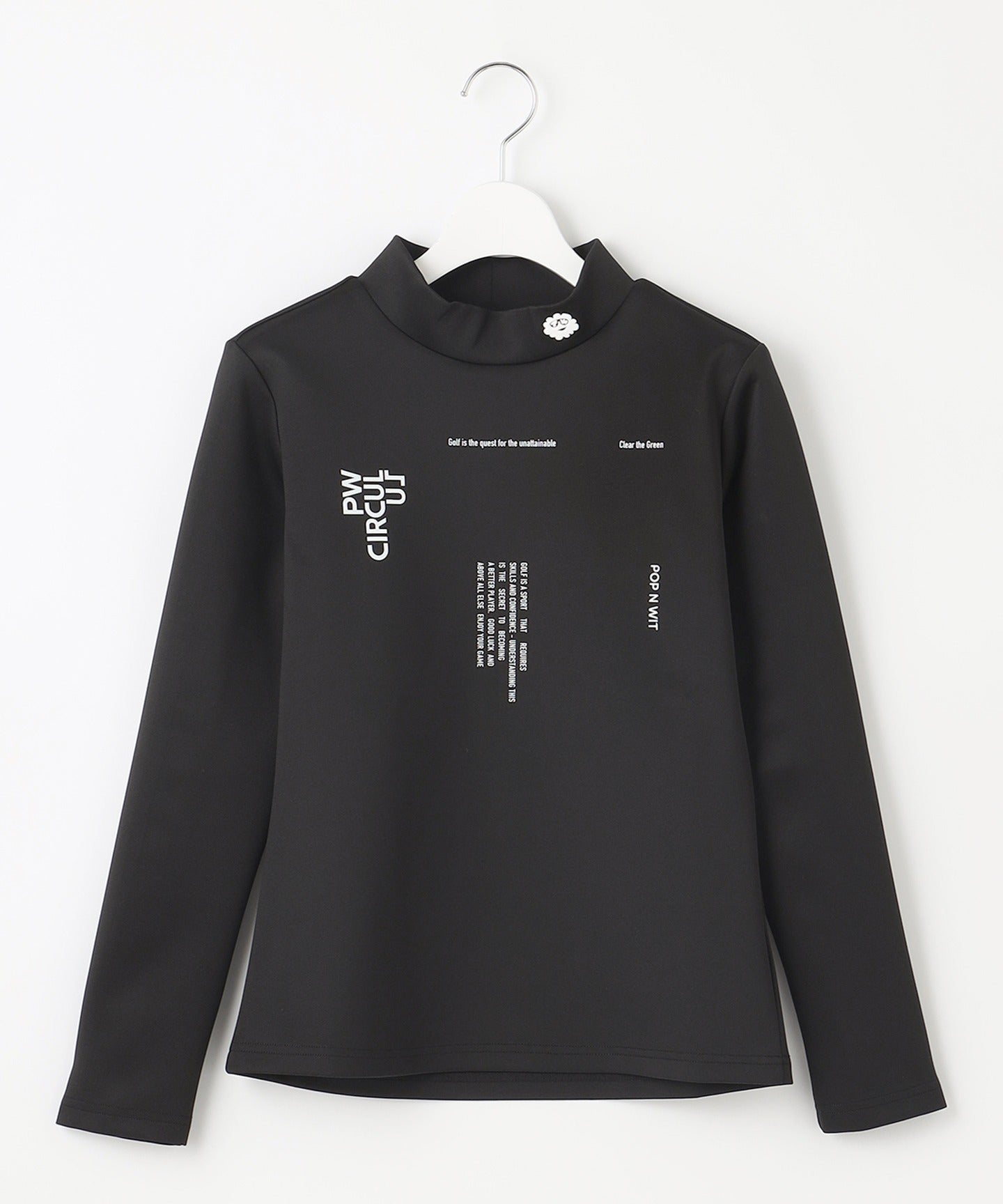 LOGO MOCK LONG SLEEVE-T | PW CIRCULUS : ピーダブリュサーキュラス