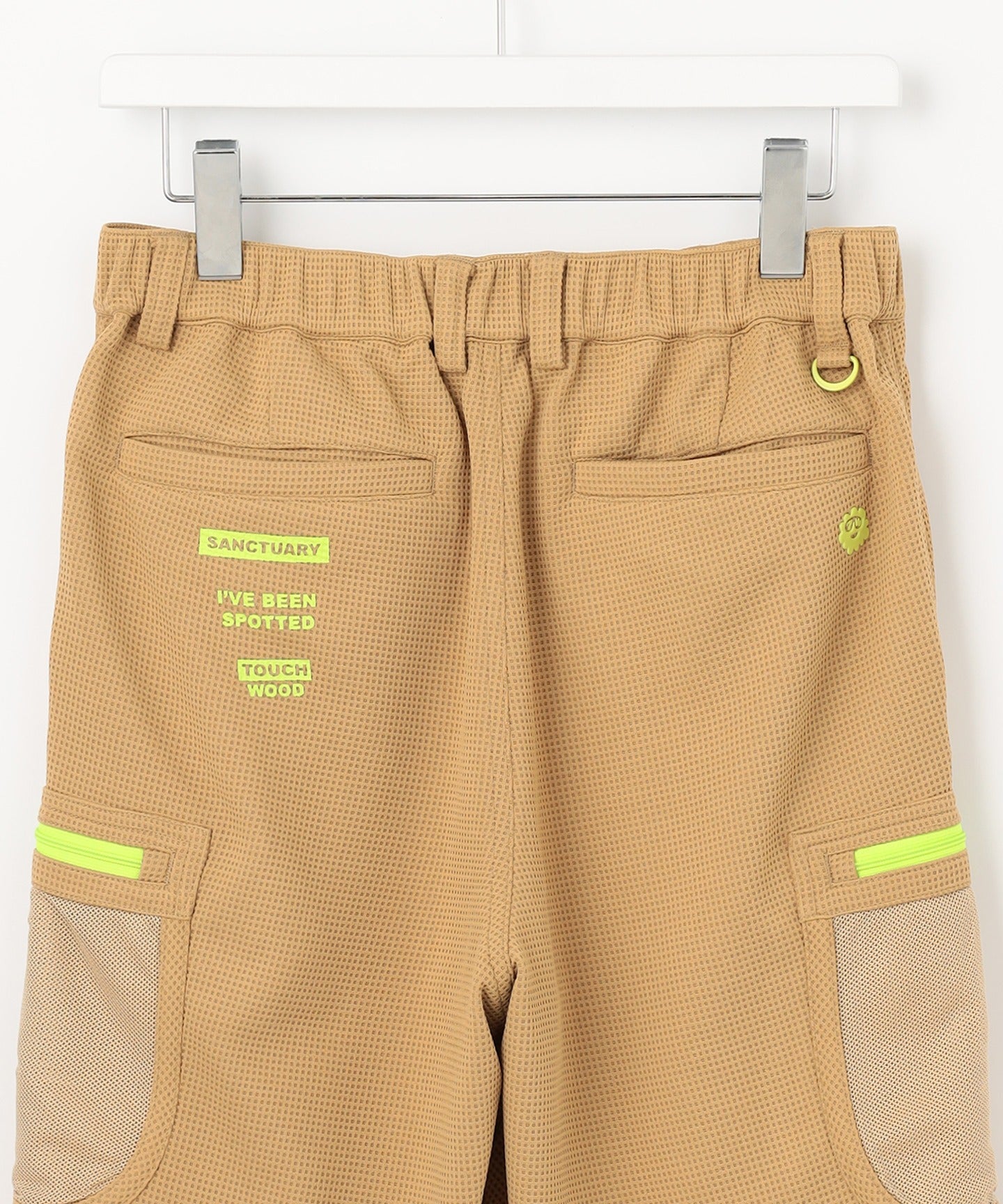 WAFFLE MESH POCKET SHORTS