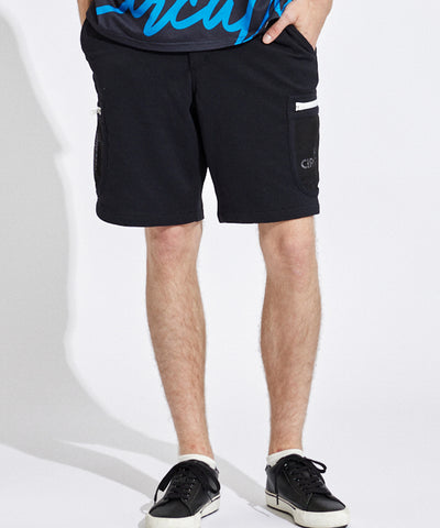 WAFFLE MESH POCKET SHORTS