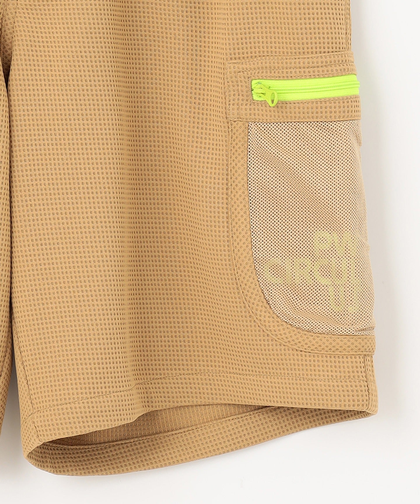 WAFFLE MESH POCKET SHORTS