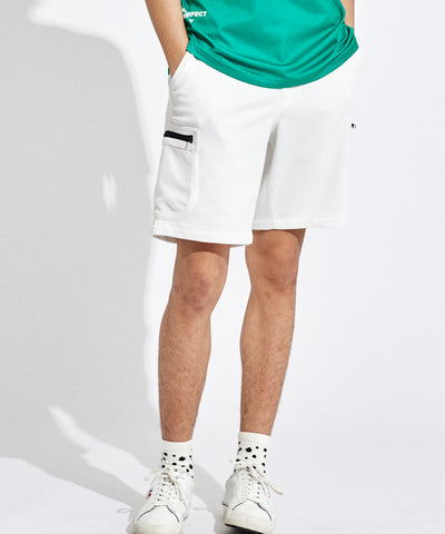 WAFFLE MESH POCKET SHORTS