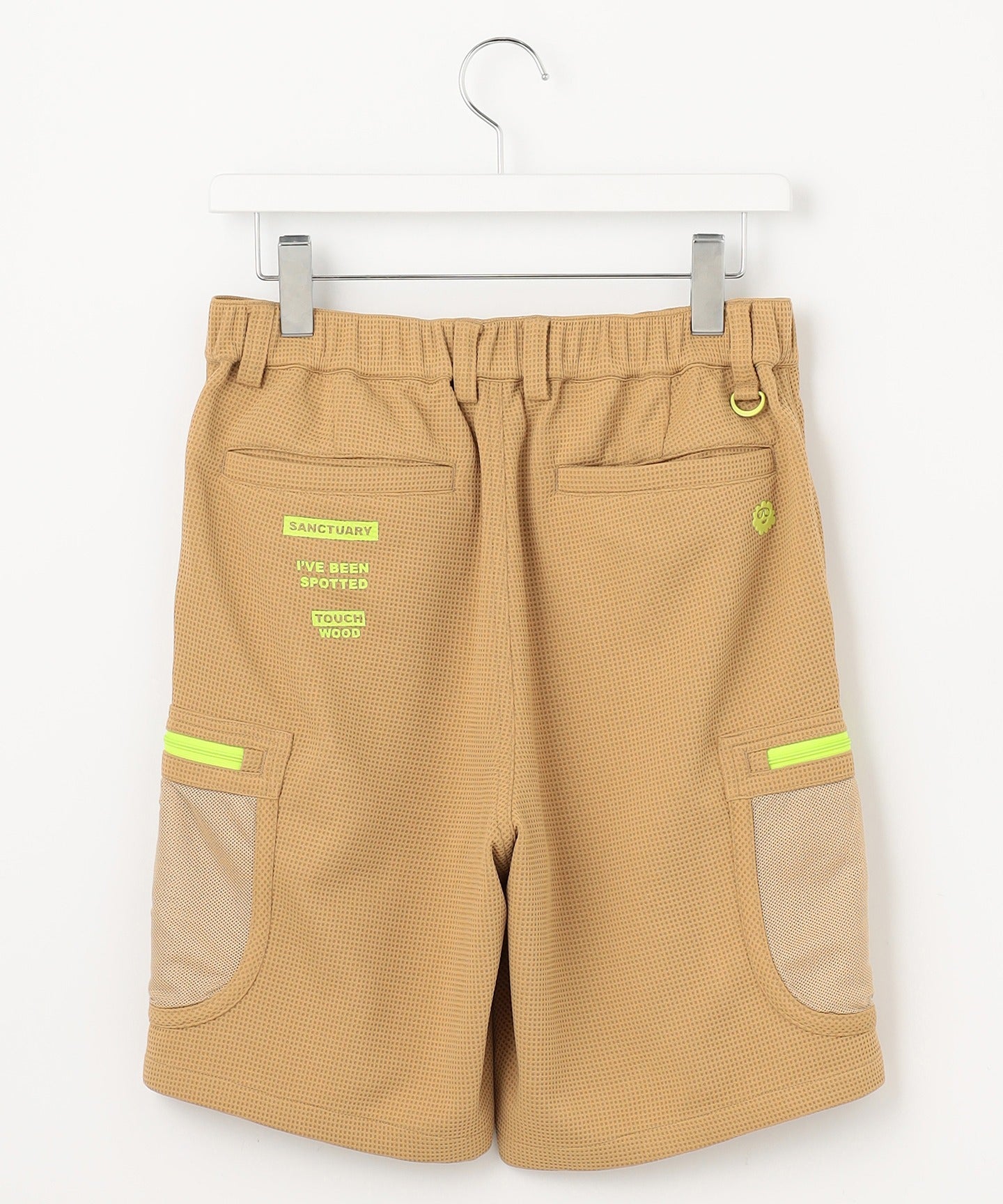 WAFFLE MESH POCKET SHORTS