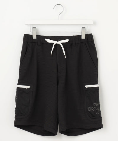 WAFFLE MESH POCKET SHORTS