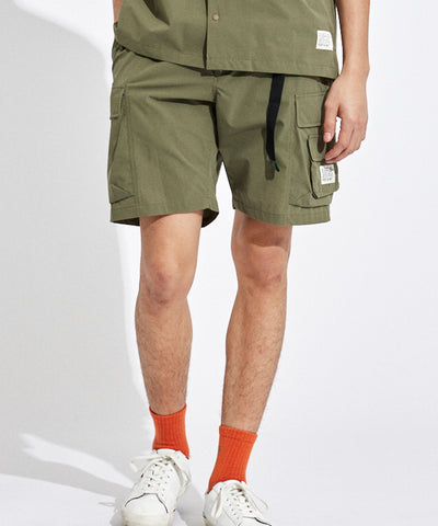 BELTED CARGO SHORTS